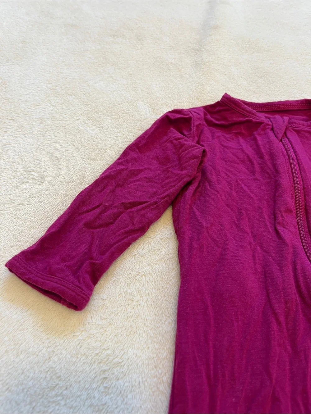 KicKee Pants | Bamboo Magenta Romper NB